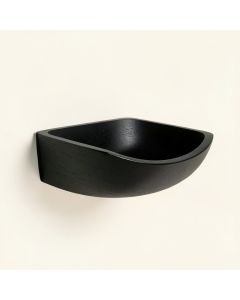 River Dale Wall-Mounted Cat Perch - Black (synthetic illustration; no displayed measurements)
