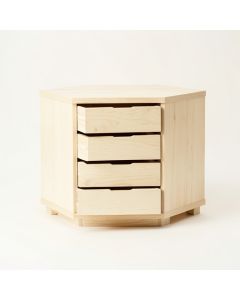 Wren Crossing Small-Parts Storage Drawer Cabinet - Ivory (synthetic illustration; no displayed measurements)