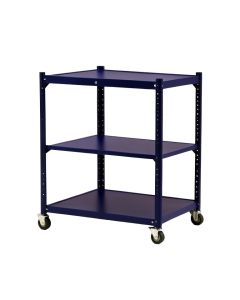 Stone Crest Empty Rolling Workshop Cart - Navy (synthetic illustration; no displayed measurements)