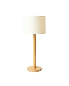 Stone Bluff Floor Lamp With A Plain Fabric Shade - Ivory (synthetic illustration; no displayed measurements)