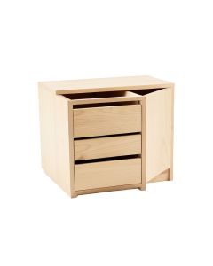 Olive Bend Small-Parts Storage Drawer Cabinet - Beige (synthetic illustration; no displayed measurements)