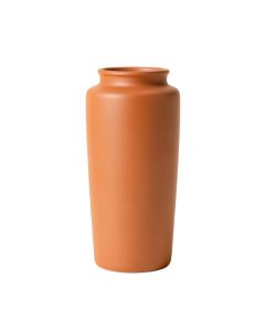 Reed Branch Empty Decorative Vase - Terracotta (synthetic illustration; no displayed measurements)