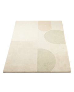Elm Bridge Rectangular Area Rug - Cream (synthetic illustration; no displayed measurements)