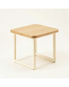 Vale Crest Compact Balcony Table - Ivory (synthetic illustration; no displayed measurements)