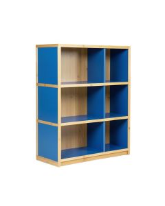 Lake Bluff Freestanding Bookcase - Blue (synthetic illustration; no displayed measurements)