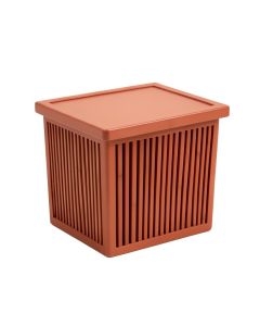 Clay Bridge Laundry Hamper - Terracotta