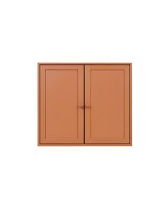 Maple Bend Wall-Mounted Entry Cabinet - Terracotta