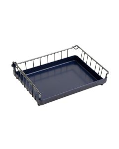 Sage Canyon Empty Under-Desk Cable Tray - Navy