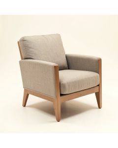 Aucuba 33.5 '' Wide Linen Armchair (synthetic illustration; no displayed measurements)