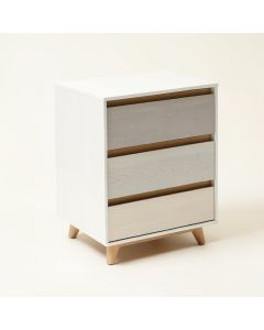 Bae Mid-Century Modern 3-Tier Wood Nightstand (synthetic illustration; no displayed measurements)