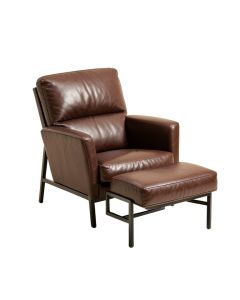 Tedeschi 28.5 '' Wide Lounge Chair And Ottoman (synthetic illustration; no displayed measurements)