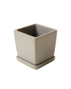 Cove Bluff Empty Planter - Gray