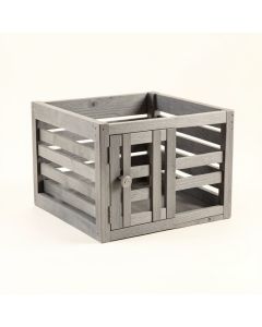 Dune Dell Empty Furniture-Style Pet Crate - Gray (synthetic illustration; no displayed measurements)