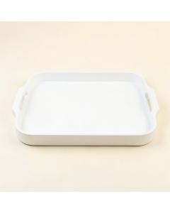Dawn Bridge Serving Tray - White (synthetic illustration; no displayed measurements)