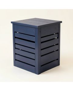 Aspen Canyon Closed Garden Compost Bin - Navy (synthetic illustration; no displayed measurements)