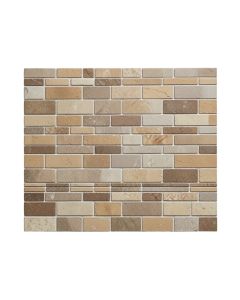 Brick 3.1 '' X 12 '' Ceramic Mosaic Wall Mosaic Tile
