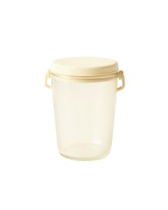 Fern Bluff Storage Canister With Lid - Cream