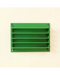 Aspen Crossing Empty Wall-Mounted Tool Organizer Panel - Green (synthetic illustration; no displayed measurements)