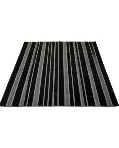 Wren Bend Rectangular Area Rug - Black (synthetic illustration; no displayed measurements)