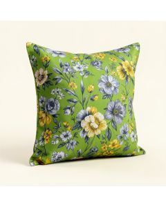 Pinto Square Cotton Floral Throw Pillow (synthetic illustration; no displayed measurements)