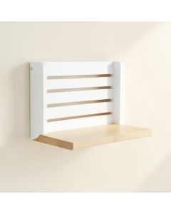 Hill Crest Wall-Mounted Entryway Organizer Shelf - White (synthetic illustration; no displayed measurements)
