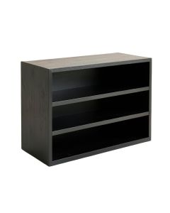 Willow Arc Low Bookcase - Black