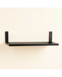 Birch Bridge Wall-Mounted Shelf - Black (synthetic illustration; no displayed measurements)