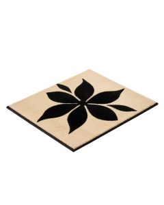 Ceron Fleur De Lis Welcome Sassafras Switch 22 In . X 10 In . Non-Slip Outdoor Door Mat (synthetic illustration; no displayed measurements)