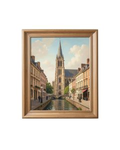 La Grand Rue , Argenteuil Sisley Framed Painting
