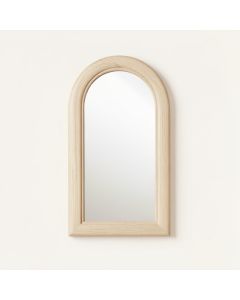 Aspen Bridge Framed Wall Mirror - Beige (synthetic illustration; no displayed measurements)