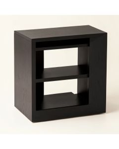 Linden Bend Empty Mug-Storage Cabinet Insert - Black (synthetic illustration; no displayed measurements)