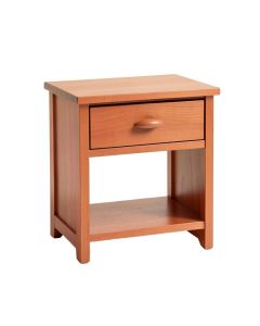 Maple Crest Nightstand - Terracotta (synthetic illustration; no displayed measurements)