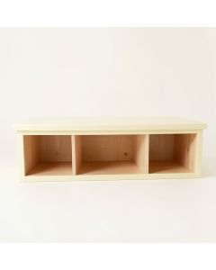 Shore Crest Shoe Storage Bench - Cream (synthetic illustration; no displayed measurements)