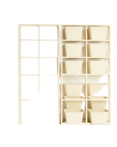 Dawn Bridge Empty Vertical Garden Frame - Ivory (synthetic illustration; no displayed measurements)