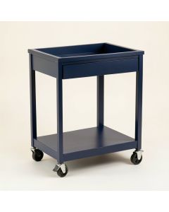 Field Bridge Empty Rolling Workshop Cart - Navy (synthetic illustration; no displayed measurements)