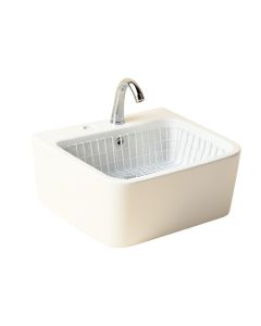 33 '' L X 20 '' W Farmhouse Kitchen Sink With Sink Grid And Basket Strainer