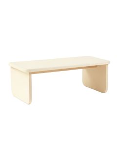 Heath Edge Indoor Bench - Cream (synthetic illustration; no displayed measurements)