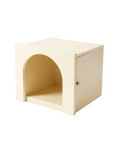 Slate Canyon Empty Furniture-Style Litter Enclosure - Cream