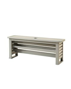 Linden Canyon Narrow Outdoor Storage Bench - Gray (synthetic illustration; no displayed measurements)