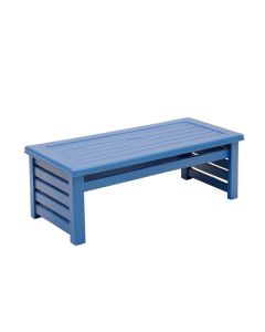 Clay Branch Narrow Outdoor Storage Bench - Blue (synthetic illustration; no displayed measurements)