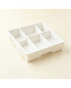 Glen Arc Empty Pantry Drawer Organizer Insert - White (synthetic illustration; no displayed measurements)