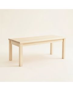 Juniper Brook Indoor Bench - Ivory (synthetic illustration; no displayed measurements)