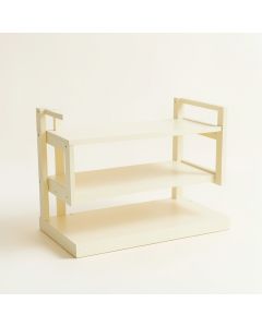 Ash Bridge Empty Countertop Canister Rack - Ivory (synthetic illustration; no displayed measurements)