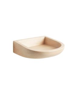 Stone Arc Wall-Mounted Cat Perch - Beige (synthetic illustration; no displayed measurements)