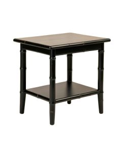 Ridge Bridge Side Table - Black (synthetic illustration; no displayed measurements)