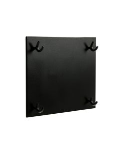 Linden Crest Empty Wall-Mounted Tool Organizer Panel - Black (synthetic illustration; no displayed measurements)