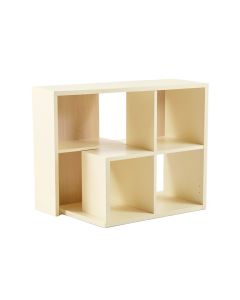 Briar Edge Desktop Shelving Unit - Cream