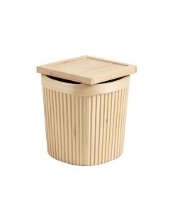 Olive Crest Closed Garden Compost Bin - Beige
