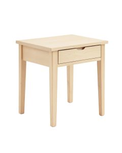 Oak Bend Side Table - Beige (synthetic illustration; no displayed measurements)