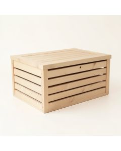 Field Bend Closed Outdoor Storage Box - Beige (synthetic illustration; no displayed measurements)